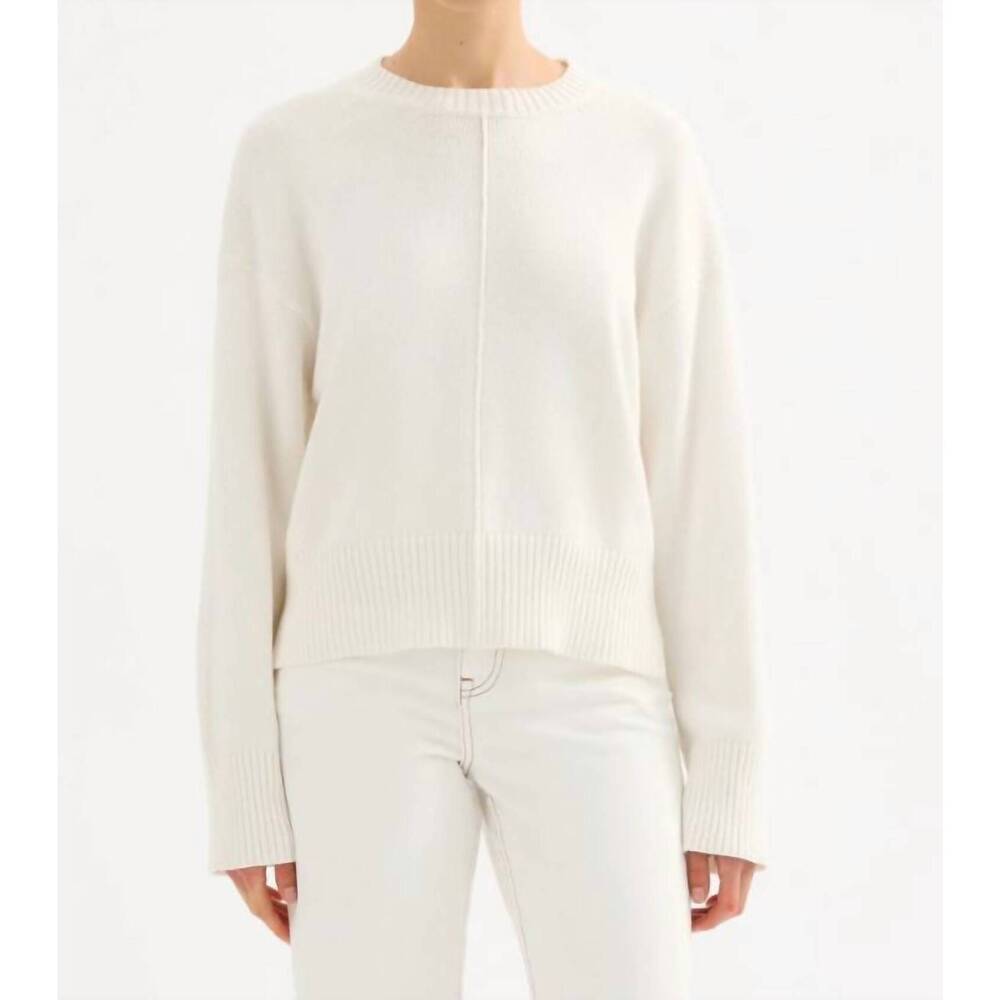 NEW NUDE LUCY juno knit sweater in white